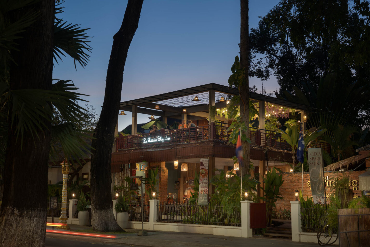 Areca Restaurant and Skybar at La Riviere d'Angkor