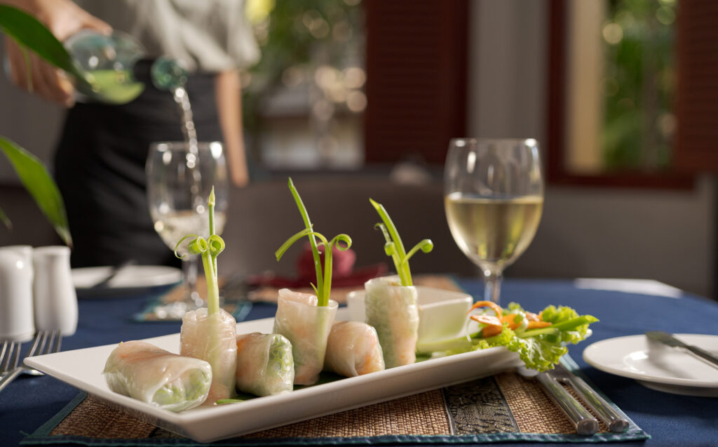 cambodian food at la riviere