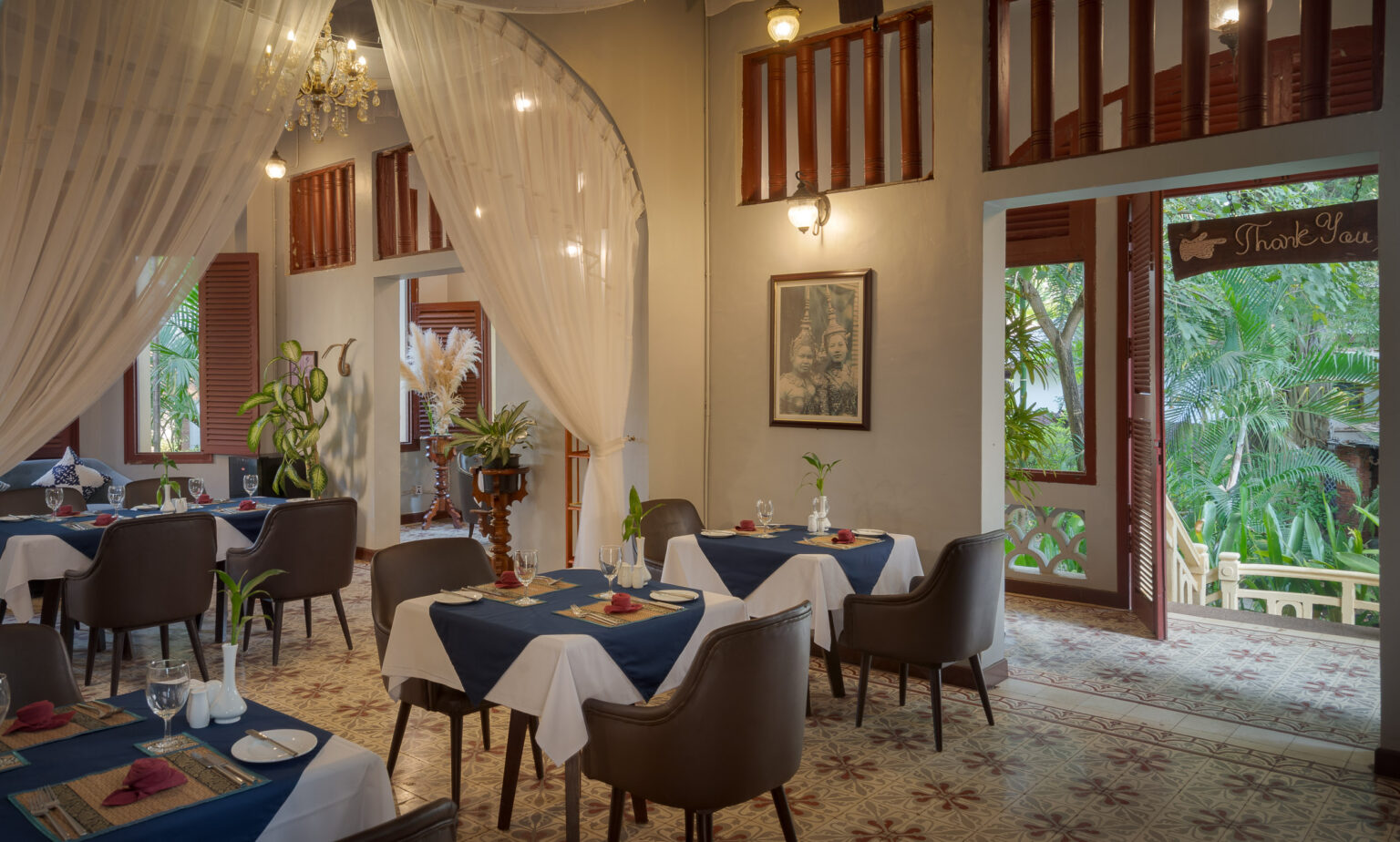 Areca Restaurant at La Riviere d'Angkor Boutique Hotel